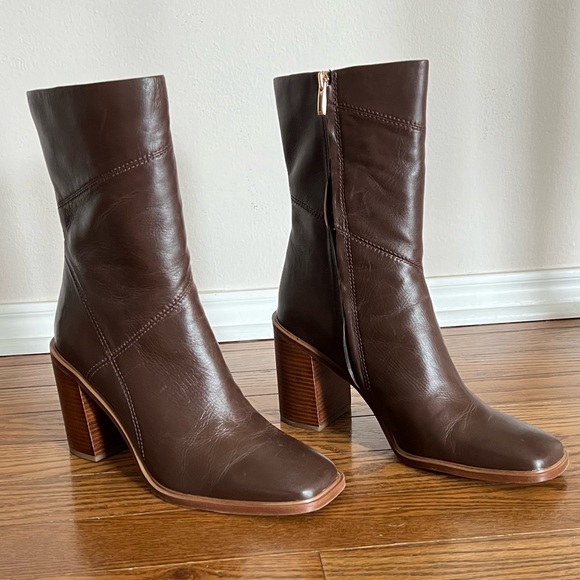 Franco Sarto Booties (Brown) - Picture 6 of 16